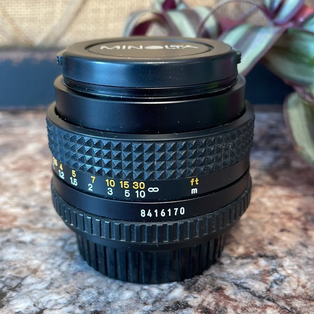 Minolta camera lense